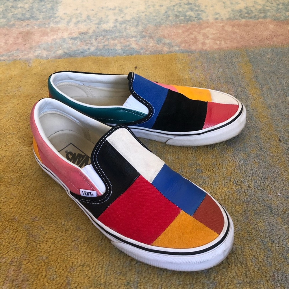 Color block slip-on Vans
